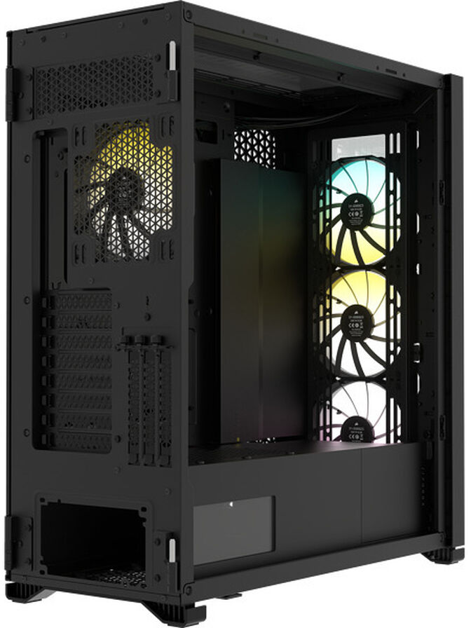 Torre E-ATX Corsair iCUE 7000X Airflow RGB Smart Negro Cristal Templado image number 3