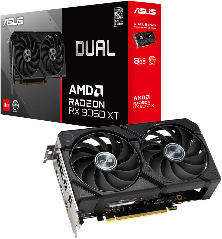 Tarjeta Gráfica Asus Radeon RX 9060 XT Dual 8GB GDDR6 image number 7