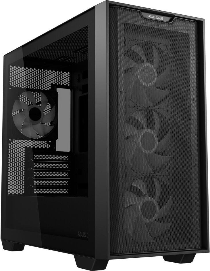 Torre Micro-ATX Asus A21 Plus ARGB Preta image number 6