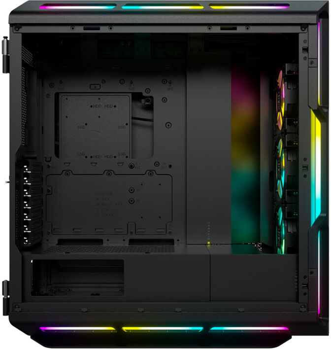 Torre ATX Corsair 5000T iCUE RGB Negro Cristal Templado image number 3