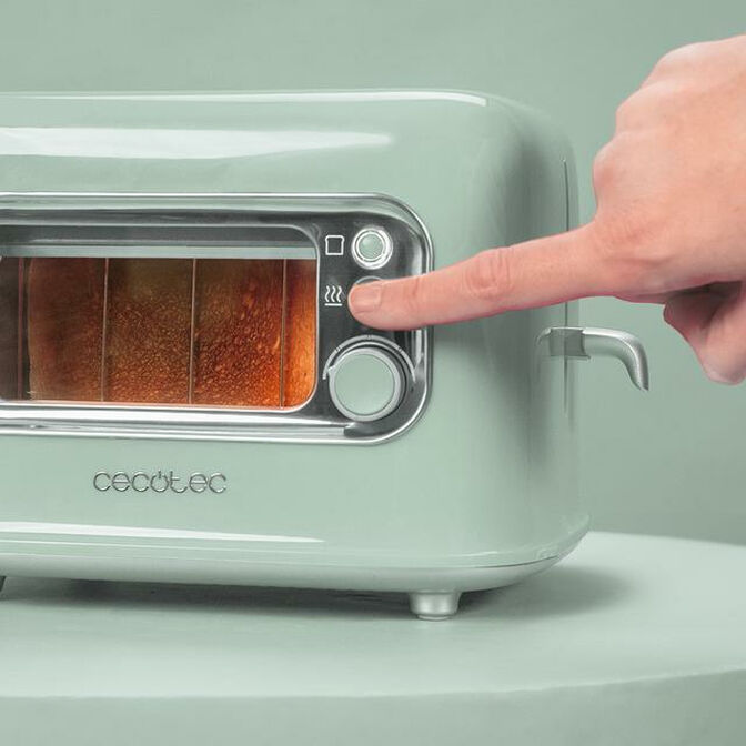 Tostadora Vertical Cecotec RetroVision Verde image number 5