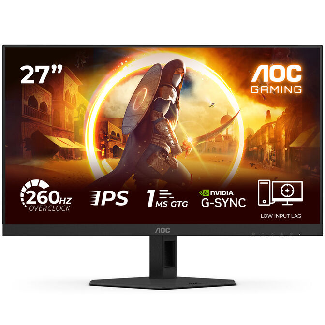 Monitor AOC Gaming 27" 27G4ZRE Fast IPS W-LED FHD 260Hz 0.3ms image number 0