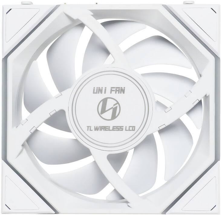 Ventilador Lian Li UNI FAN TL120 LCD Wireless RGB Reverse PWM Blanco 120mm (Pack 3) image number 2