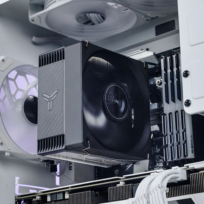 Ventilador CPU Jonsbo CR-1000 MAX Preto 120mm image number 8