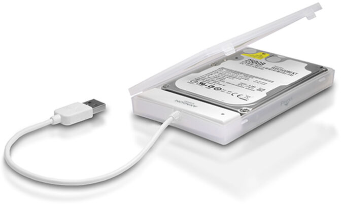 Adaptador AXAGON ADSA-1S SLIMPort, USB 2.0, 2,5" SSD/HDD, SATA - Caja Inclu&iacute;da image number 4