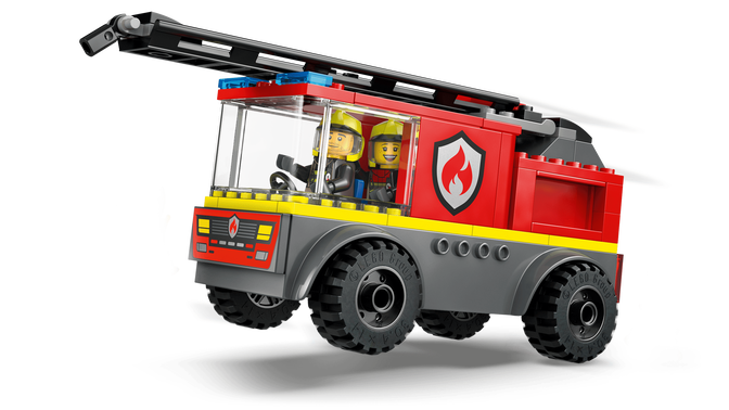 LEGO City: Cami&oacute;n de Bomberos con Escalera, 82 Piezas (60463) image number 3