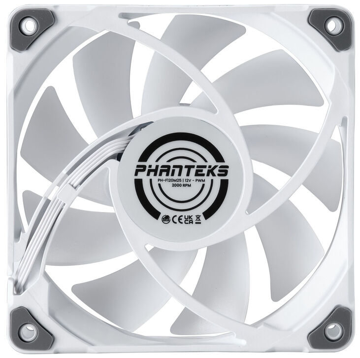 Ventilador Phanteks M25 PWM D-RGB Blanca- 120mm image number 1