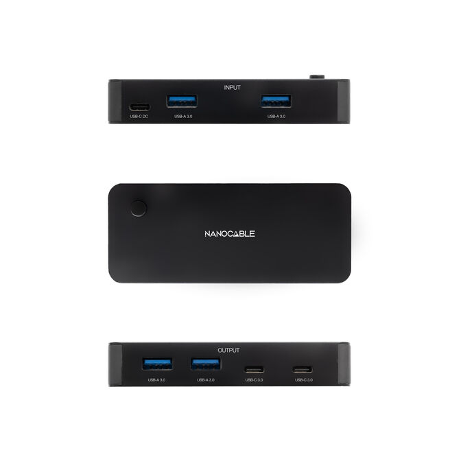 Switch Conmutador Nanocable 2x USB 3.0 a 2xUSB-A 3.0 + 2x USB-C 3.0 image number 4