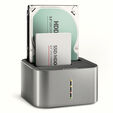 CLONE DUO HDD Dock Station ASMedia AXAGON ADSA-DC USB3.2 Gen1 - 2x SATA 6G image number null