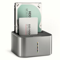 CLONE DUO HDD Dock Station ASMedia AXAGON ADSA-DC USB3.2 Gen1 - 2x SATA 6G