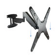 Soporte de Pared Tooq Tilt e GiRat&oacute;nrio 3 Pivots 23" a 55" Max. 30kg Negro image number null