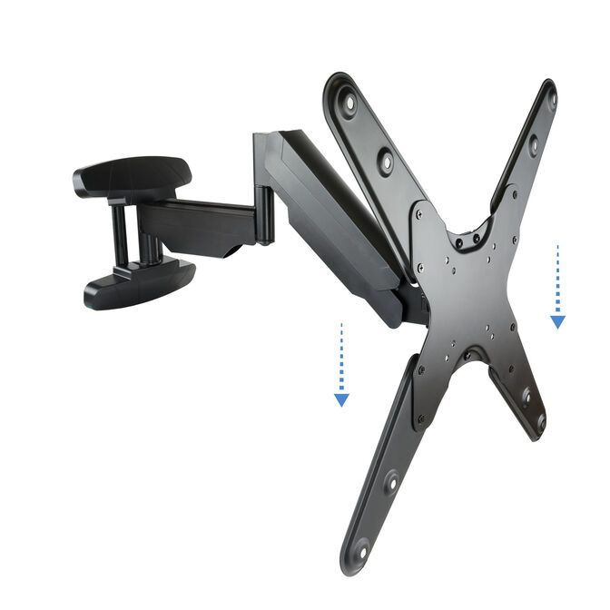Soporte de Pared Tooq Tilt e GiRat&oacute;nrio 3 Pivots 23" a 55" Max. 30kg Negro image number 7