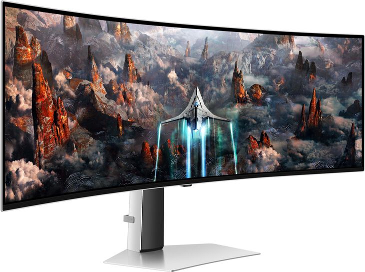 Monitor Curvo Samsung Odyssey G9 49" G93SC OLED DQHD 240Hz 0.03ms image number 3