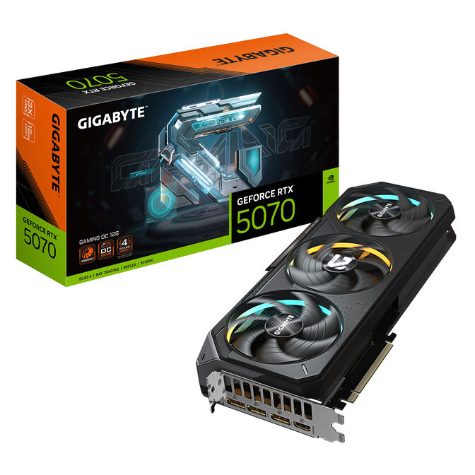 Tarjeta Gr&aacute;fica Gigabyte GeForce&reg; RTX 5070 Eagle OC 12GB GDDR7 DLSS4 image number 0