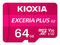 Tarjeta de Memoria Kioxia Exceria Plus G2 SDXC UHS-I C10 U3 V30 A1 64GB