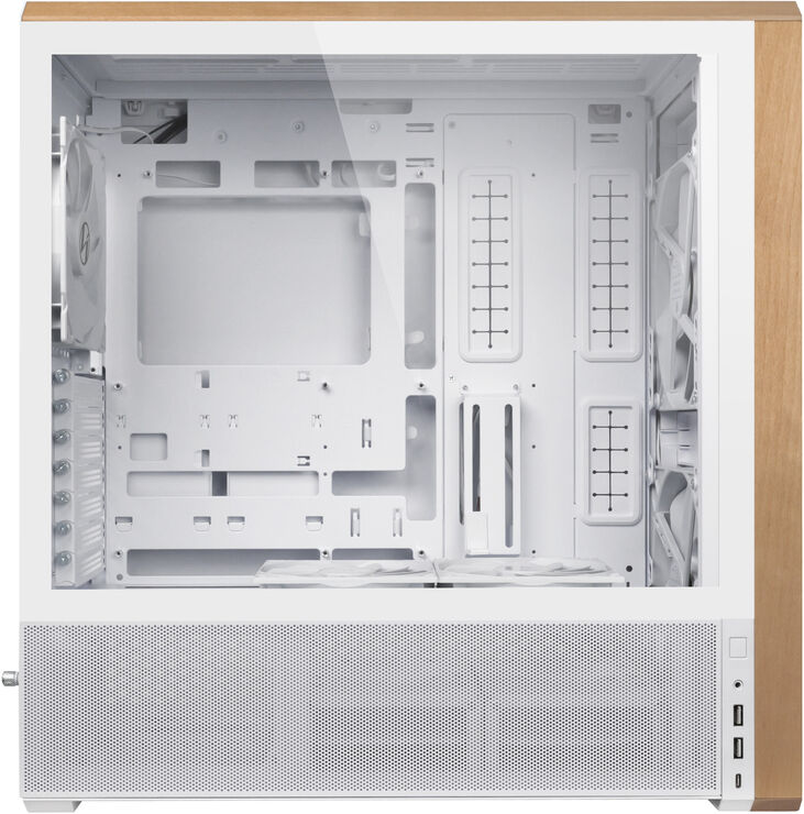 Caja ATX Lian Li Lancool 217 Blanca Vidrio Templado image number 3