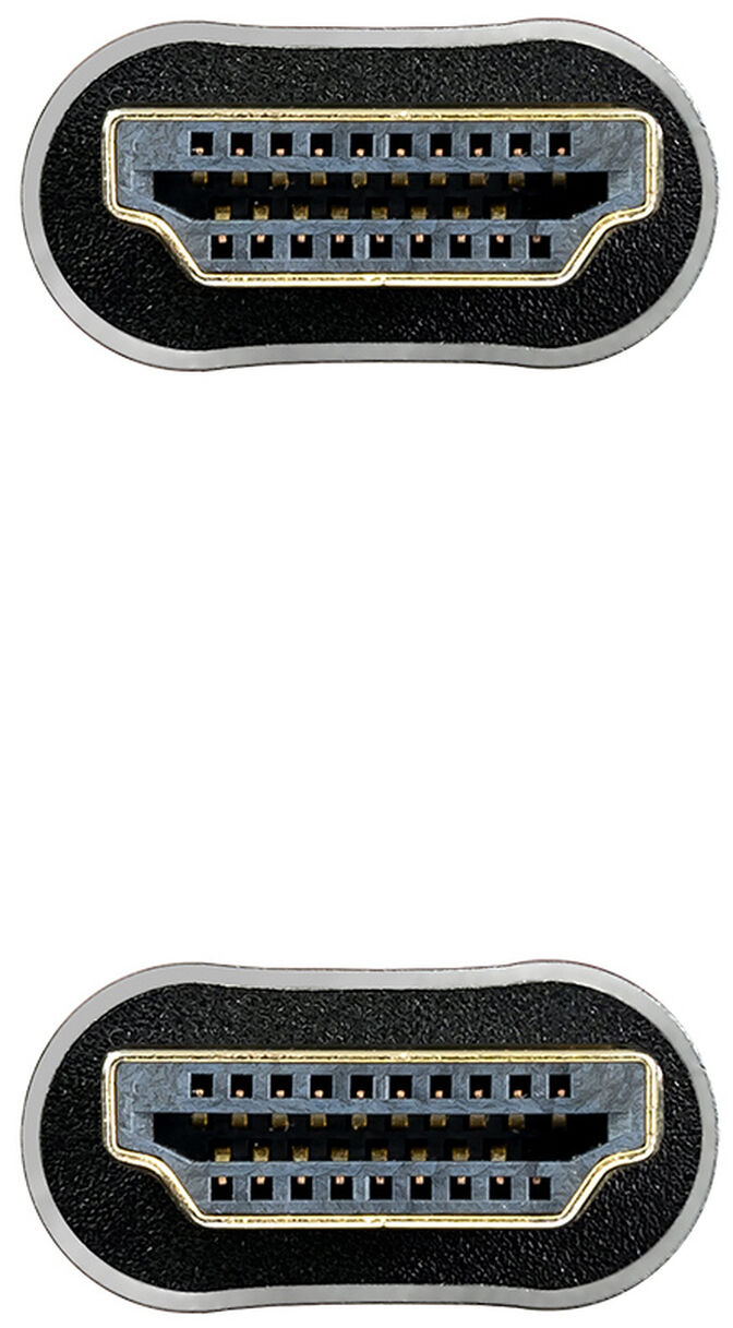 Cable HDMI V2.1 Ultra High Speed NanoCable USB-A M/M 1 M Negro Certificado ULTRA image number 2
