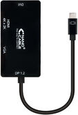 Adaptador NanoCable USB-C M para HDMI F / SVGA F / DVI F10 CM Negro image number null