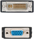 Adaptador NanoCable DVI 24/5/M para VGA/F Negro image number null