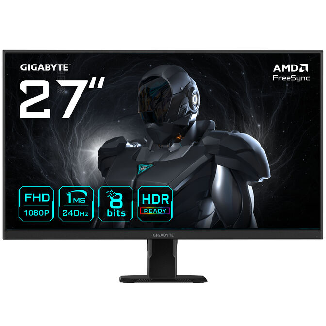 Monitor Gigabyte 27" GS27F2 FHD 240Hz IPS 1ms FreeSync HDR Ready image number 0