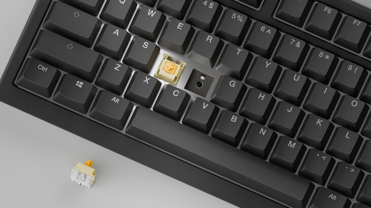 Teclado Mecânico Ducky One X 100% Wireless Black RGB Ducky Linear Inductive Switch (ES) image number 4