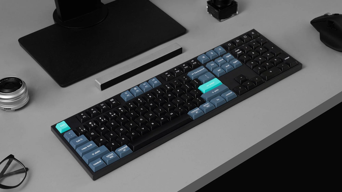 Teclado Mec&acirc;nico Keychron B36 100% Wireless Keychron Super Switch Red Linear image number 1