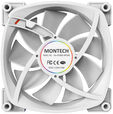 Ventilador Montech AX120 PWM ARGB PWM 120mm Blanco (Pack 3) image number null