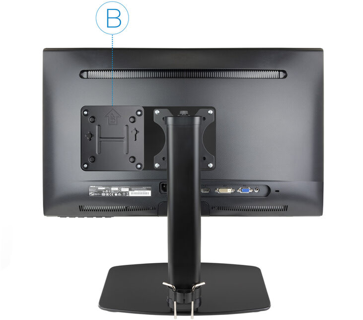Soporte Lateral Tooq para Mini PC Negro image number 3