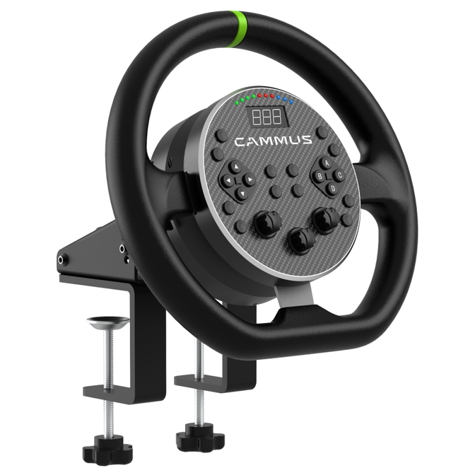 Conjunto Cammus C5 (Volante e Base 5Nm + Pedales CP5 + Soporte de Mesa ) image number 1