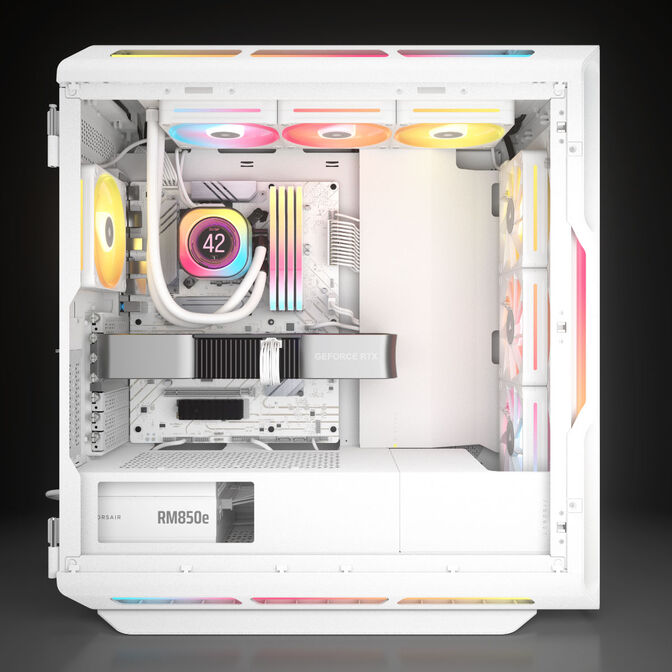 Fuente Alimentaci&oacute;n Modular Corsair RMe Series RM850e 850W 80 Plus Cybenetics Gold ATX3.1 - PCIe 5.1 Blanca image number 13