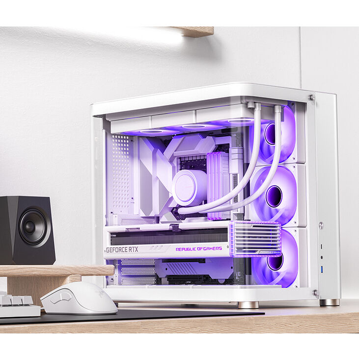 Caja ATX Jonsbo TK-2 2.0 Vidrio Templado Blanco image number 4