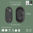 Rato Logitech Pebble 2 M350s 4000DPI Wireless/Bluetooth Grafite image number null