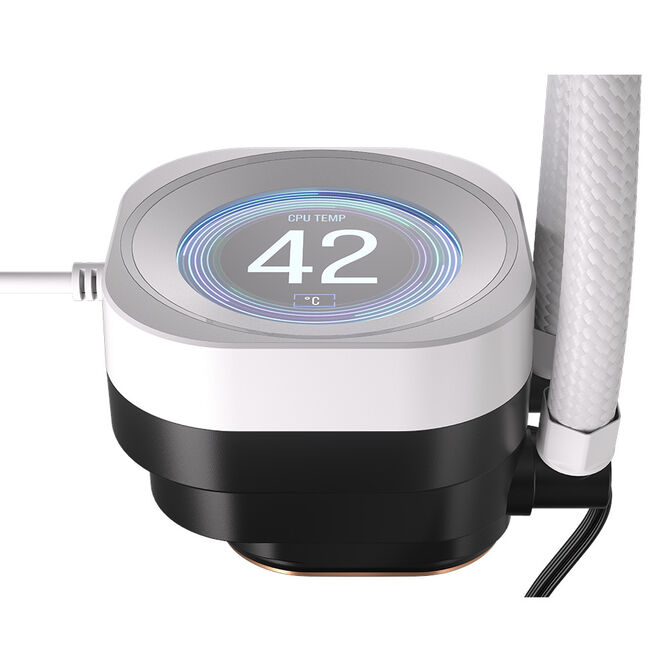 Refrigeraci&oacute;n L&iacute;quida CPU Corsair NAUTILUS RS LCD 240mm Blanco image number 4