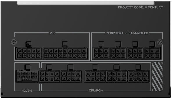 Fuente Modular Montech Century II 1200W 80 Plus Gold ATX 3.1 image number 4