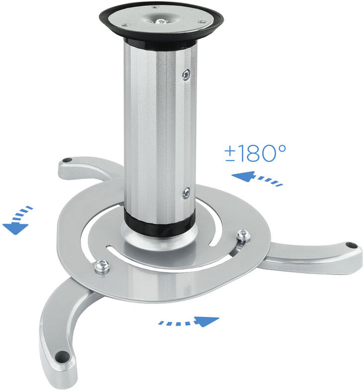 Soporte de Techo Tooq para Proyectores Max.10kg Plata image number 4