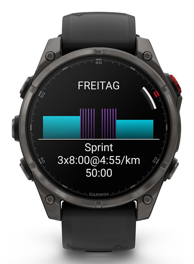 Smartwatch Garmin Fenix 8 Pro AMOLED 47mm Cinzento image number 8
