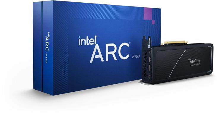 Tarjeta Gráfica Intel ARC A750 Gaming 8GB GDDR6 image number 1
