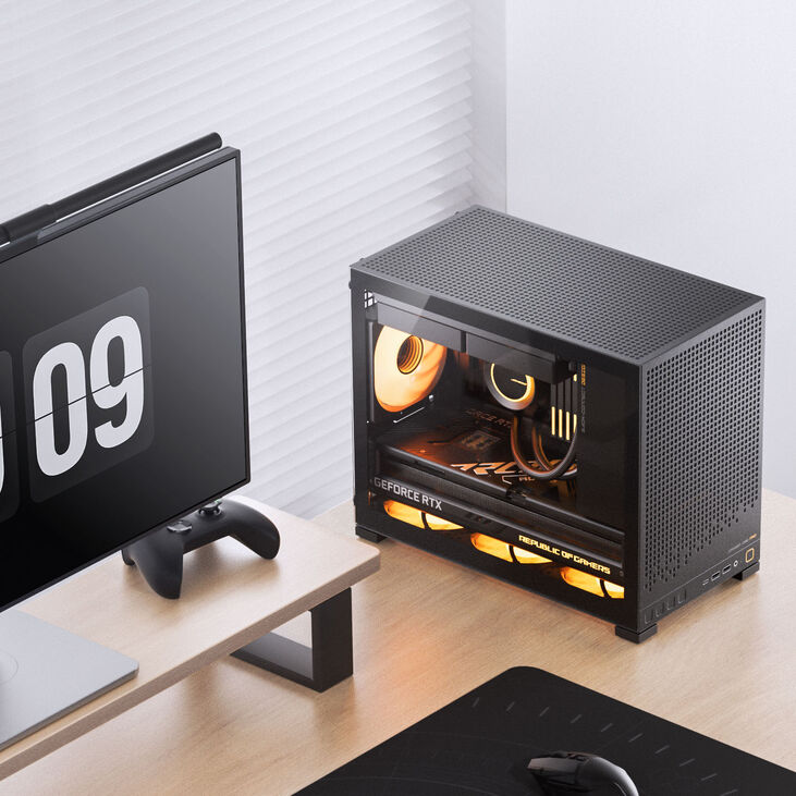 Caja Micro-ATX Jonsbo D32 PRO Vidrio Temperado Negro image number 19