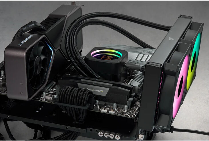 Corsair Kit 32GB (2 x 16GB) DDR5 6000MHz Vengeance Black CL36 image number 4