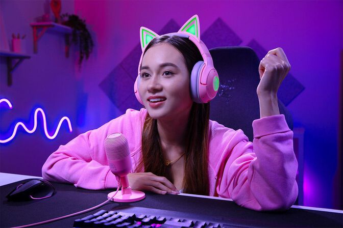 Micr&oacute;fono Razer Seiren V3 Mini - Quartz image number 6