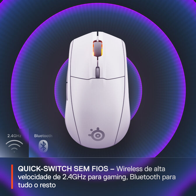 Rat&oacute;n Steelseries Rival 3 Wireless Gen2 Blanco image number 1