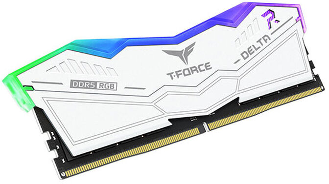 Team Group Kit 48GB (2 x 24GB) DDR5 7200MHz Delta RGB Blanco CL34 image number 3