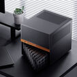 Caja Micro-ATX Jonsbo N6 Negro image number null