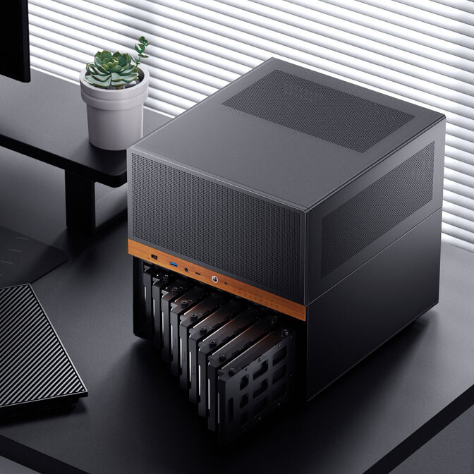 Caja Micro-ATX Jonsbo N6 Negro image number 6