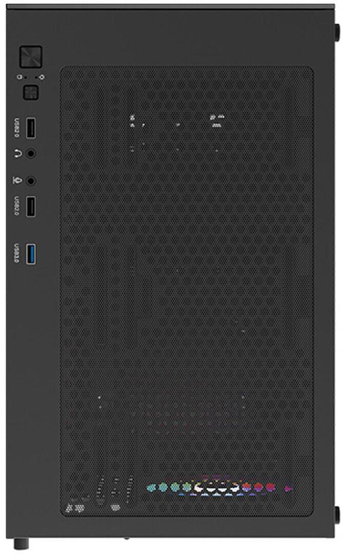 Caja ATX Aerocool Pivot Vidrio Templado Negro image number 5