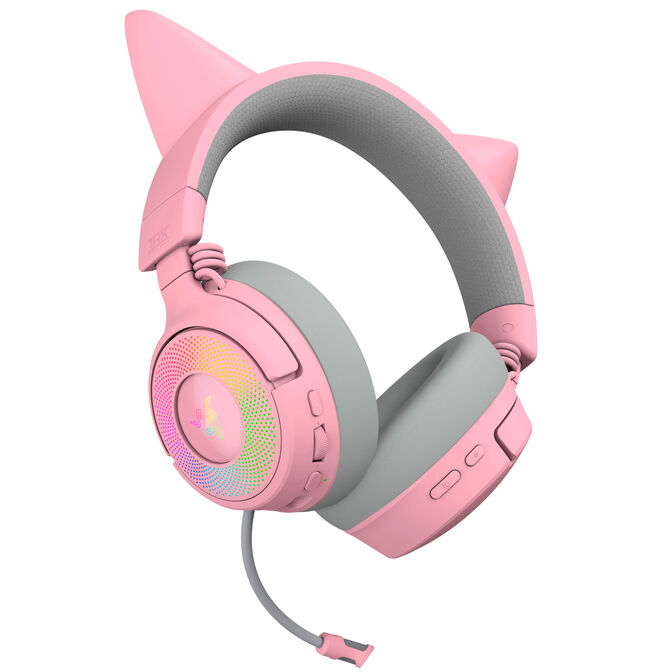 Auriculares Razer Kraken Kitty V3 Pro Wireless/Bluetooth Quartz image number 2