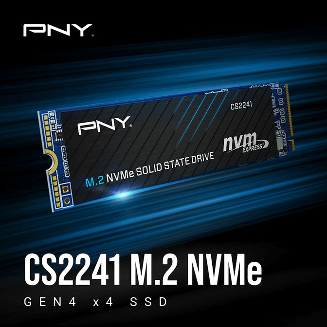 SSD PNY CS2241 4TB Gen4 M.2 NVMe (5000/4200MB/s) image number 1