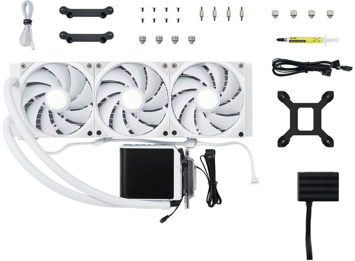 Water Cooler CPU TRYX Panorama 360 ARGB Blanco image number 3