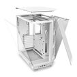 Torre ATX NZXT H6 Flow RGB Blanca Cristal Templado image number null