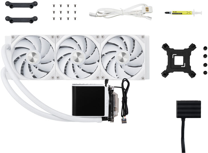 Water Cooler CPU TRYX Panorama Upgraded 360 ARGB Blanco image number 4